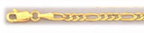 3MM 14K Gold Figaro Chain