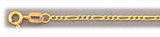 2MM 14K Yellow Gold Figaro Chain