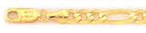 6MM 14k Yellow Gold Figaro Chain