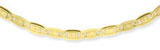 2.5MM 14K Yellow Gold Valentino Chain