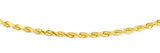 1MM 14K Gold Rope Chain