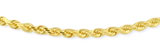2.5MM 14K Gold Rope Chain