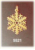 14K Gold Winter Snowflake Charm