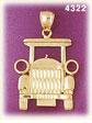 14K Yellow Gold Ford Model T Car Charm