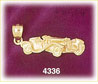 14K Yellow Gold Old Roadster Convertible Car Charm