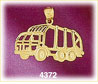 14K Yellow Gold Truck Charm