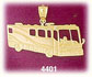 14K Yellow Gold Motorhome Charm