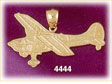14K Yellow Gold Cessna Personal Aircraft Airplane Charm