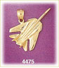 14K Yellow Gold Jet Plane Charm