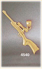 14K Yellow Gold Sniper Gun Charm 3D