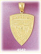 14K Yellow Gold Mississippi Highway Patrol Badge Police Charm