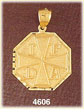 14Kt Yellow Gold Fire Fighting Charm