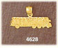 14K Yellow Gold Fire Truck Fire Fighting Charm