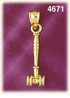 14K Yellow Gold Star Of Life Emergency Medical Services Charm