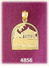 14K Yellow Gold Catalina Island Convention Center California Charm
