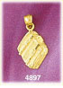 14K Yellow Gold Suitcase Luggage Travel Charm