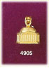 14K Yellow Gold Jefferson Memorial Washington DC Charm 3D