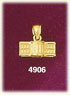 14K Yellow Gold White House Washington DC Charm 3D