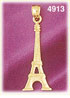 14K Yellow Gold French Eiffel Tower France Charm