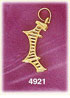 14K Yellow Gold European Bridge Charm