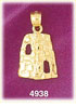 14K Yellow Gold Old Fashioned Sugar Mill Charm
