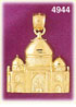 14K Yellow Gold Taj Mahall India Charm