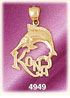 14K Yellow Gold Kona Hawaii Charm