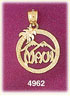 14K Yellow Gold Maui Hawaiian Travel Paradise Charm