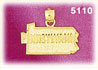 14K Yellow Gold Pennsylvania The Keystone State Map Charm