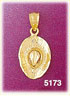 14K Yellow Gold Cowboy Hat Western Apparel Charm 3D