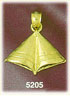 14K Yellow Gold Native American Indian Teepee Western Charm
