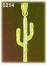 14K Yellow Gold Cacti Species Western Charm
