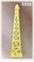 14K Yellow Gold Tall Oil Rig Western Charm 3D