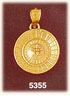 14K Yellow Gold Roulette Wheel Casino Gambling Charm