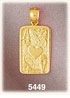 14K Yellow Gold Ace Of Hearts Gambling Charm
