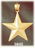 14K Yellow Gold Polished Pinwheel Star Celestial Charm