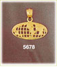 14K Yellow Gold Complete World View Celestial Charm