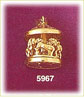 14Kt Gold 3D Carousel W/Horses Charm