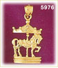 14Kt Gold Carousel Charm
