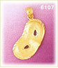 14K Gold Costume Mask Charm