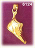 14K Gold 3D Man's Shoe Charm