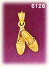 14K Gold Men's Dress Shoe Charm