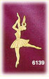 14k gold graceful ballet dancer charm