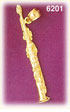 14K Gold Clarinet Charm