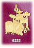 14k gold drum kit charm