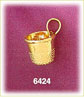 14K Gold 3D Thimble Charm