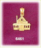 14K Gold School Charm
