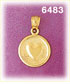 14k gold love charm