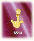 14k gold hand symbol i love you  charm