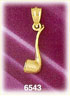 14k gold pipe 3d charm